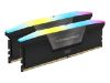  Зображення DDR5, 5600MT/s 64GB 2x32GB DIMM, Unbuffered, 36-36-36-76, Std PMIC, XMP 3.0, VENGEANCE RGB DDR5 Black Heatspreader, Black PCB, 1.25V EAN: 0840006693277 